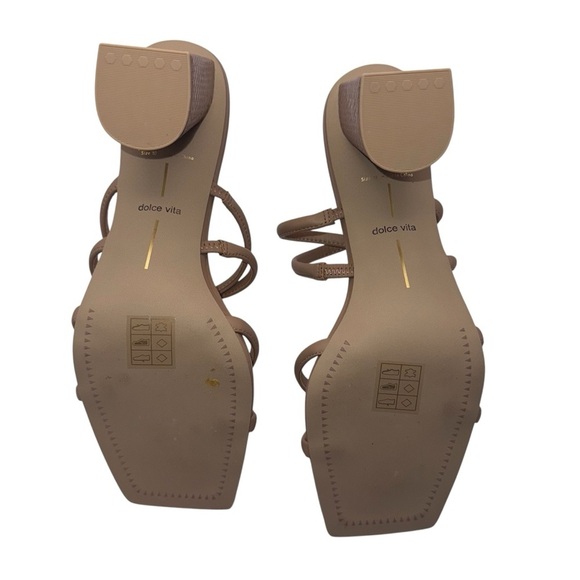 DOLCE VITA Women's Patsi Block Heel Sandal Women’s Size 10 M - Cafe Leather NWOB - Picture 10 of 10
